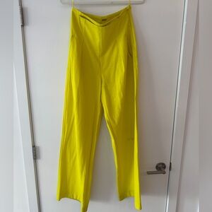 Cult Gaia Yellow Wide Leg Pants
